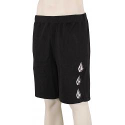 Volcom Iconic Stone Fleece Shorts - Black - XL