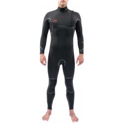 DaKine Men's Cyclone 3/2mm Zip Free Full Wetsuit - Black / Black - XL