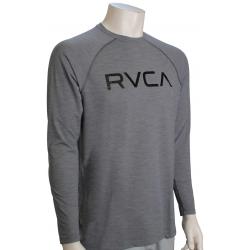 RVCA Micro Mesh LS Surf Shirt - Grey Noise - XXL
