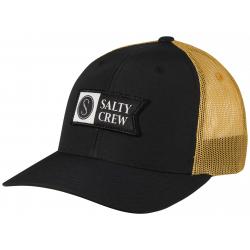 Salty Crew Pinnacle Retro Trucker Hat - Indigo / Gold