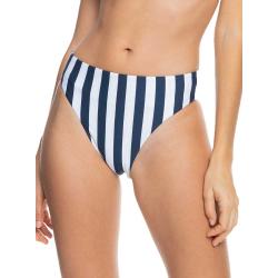Roxy Parallel Paradiso Reversible Bikini Bottom - Mood Indigo Stripes - XL