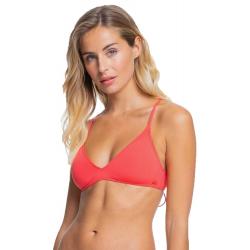 Roxy Beach Classics Athletic Triangle Bikini Top - Cayenne - XL