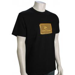Rip Curl Corp Icon T-Shirt - Black - XXL