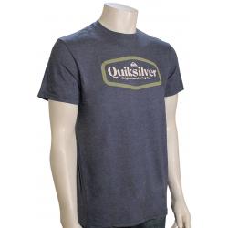 Quiksilver New Theory T-Shirt - Navy Blazer Heather - XXL