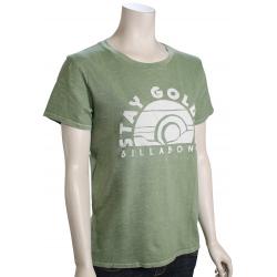 Billabong Stay Golden Women's T-Shirt - Safari Green - XL