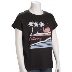 Billabong Girl's Vacation Postcard T-Shirt - Off Black - L