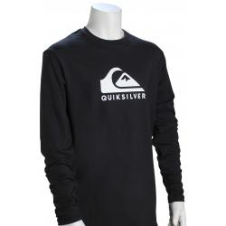 Quiksilver Boy's Solid Streak LS Surf Shirt - Black - XL