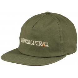 Quiksilver Sustain To Remain Snapback Hat - Four Leaf Clover
