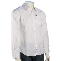 Hurley Striper LS Button Down Shirt - White - XXL
