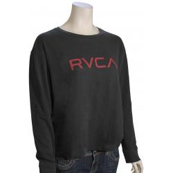 RVCA Big RVCA Women's LS T-Shirt - Washed Black - XL
