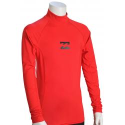 Billabong Boy's All Day Wave LS Surf Shirt - Red - XL