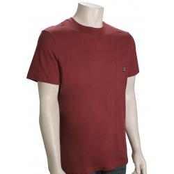 RVCA ANP Pocket T-Shirt - Oxblood Red - M