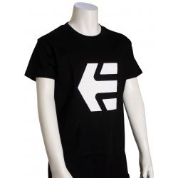 Etnies Kid's Icon T-Shirt - Black / White - XL