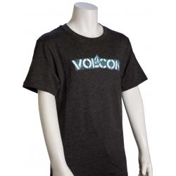 Volcom Boy's Punk Flyer T-Shirt - Heather Black - XL