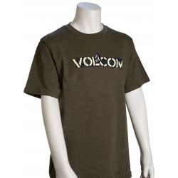 Volcom Boy's Punk Flyer T-Shirt - Martini Olive - XL