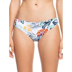 Roxy Beach Classics Hipster Bikini Bottom - Bright White Soul Flower - XL