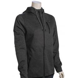 Rip Curl Departed Anti Series Women's Zip Hoody - Charcoal Marle - XL