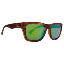 Von Zipper Mode Sunglasses - Tort Satin / Green Flash Polarized