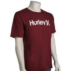 Hurley Everyday Washed One And Only Solid T-Shirt - Dark Beetroot - L