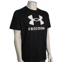 Under Armour Freedom Logo T-Shirt - Black / White - XXL