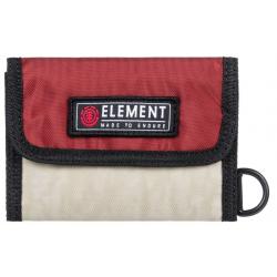 Element Trail Tri-Fold Wallet - Barn Red