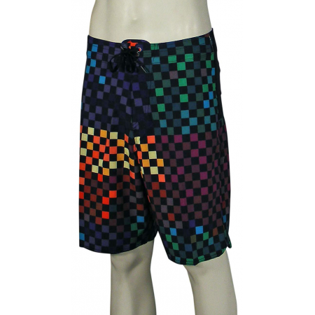 Vans Era Stretch Boardshorts - Black / Multi Checker - 40