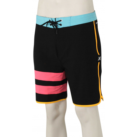 Hurley Phantom Block Party 18" Boardshorts - Black / Pink - 40