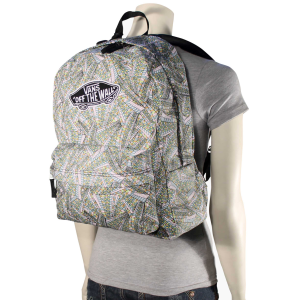 Vans Realm Backpack - Abstract Black / True White