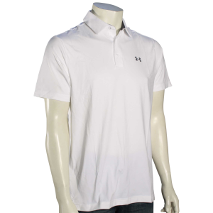 Under Armour Playoff Polo - White / Graphite - XXL