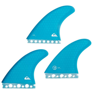 Quiksilver Pro Hex Surfboard Fin Set - Hawaiian Ocean - M