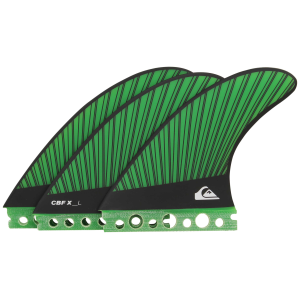 Quiksilver CBF-X Surfboard Fin Set - Green - L