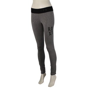 Roxy Fields of Gold Leggings - Charcoal Heather - XL