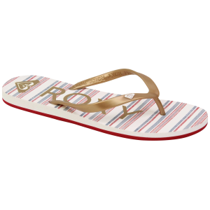 Roxy Tahiti Sandal - White / Athletic Red - 10
