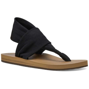 Sanuk Sling ST Sandal - Black / Tan - 7
