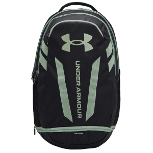 Under Armour Hustle 29L Backpack - Black / Silica Green