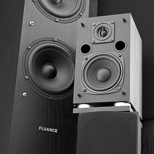 Fluance SXHTB-BK 5 Speaker Surround Sound Home Theater System - Black