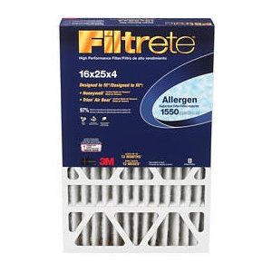 16x25x4 (15.94 x 24.63 x 4.31)3M(TM) Replacement Filter for HoneywellA(R)