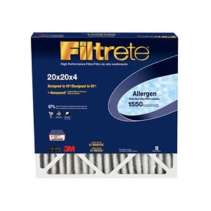 20x20x4 (19 3/4 x 19 3/4 x 4 3/16) Filtrete Allergen Reduction Filter by 3M(TM) (2 Pack)