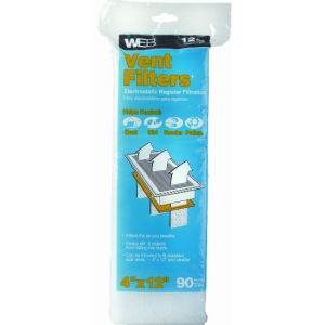 WEBA(R) Vent Register Filters, 12-Pack