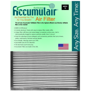 AccumulairA(R) Refillable Air Filters - 1 Inch