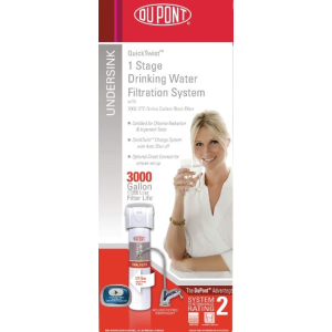 QT130005 DuPontA(R) Quick Twist 1 Stage Drinking Water Filtration System