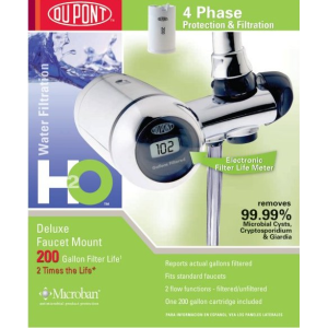 FM350XCH DUPONTA(R) Deluxe Faucet Mount Filter System (Chrome)