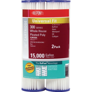 Universal Pleated Poly DuPontA(R) Water Filter Cartridge PFC3002 (2 Pack)