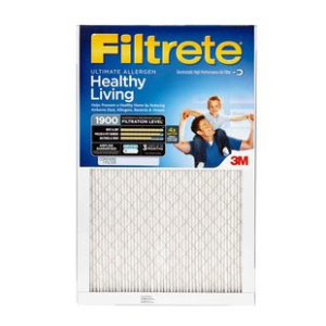 16x20x1 (15.7 x 19.7) Filtrete Ultimate Allergen Reduction 1900 Filter by 3M(TM) (2 Pack)