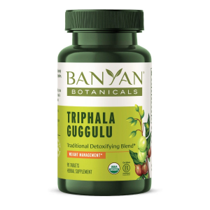 Triphala Guggulu tablets (bottle)