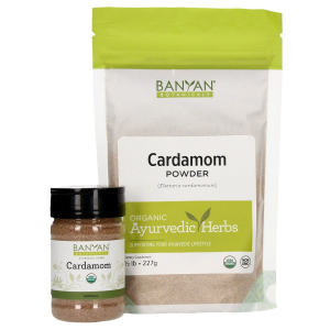 Cardamom powder (spice jar)