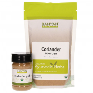 Coriander powder (spice jar)