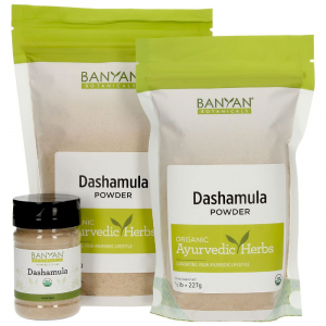 Dashamula powder (spice jar)