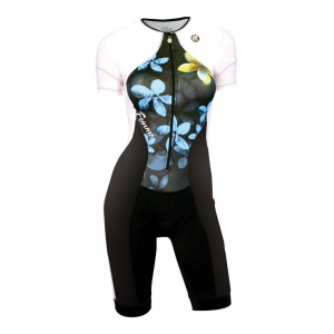 Womens De Soto Riviera Trisuit - Sleeved Triathlon UniSuits(XL)
