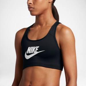 Womens Nike Pro Classic Swoosh Futura Sports Bra(XL)